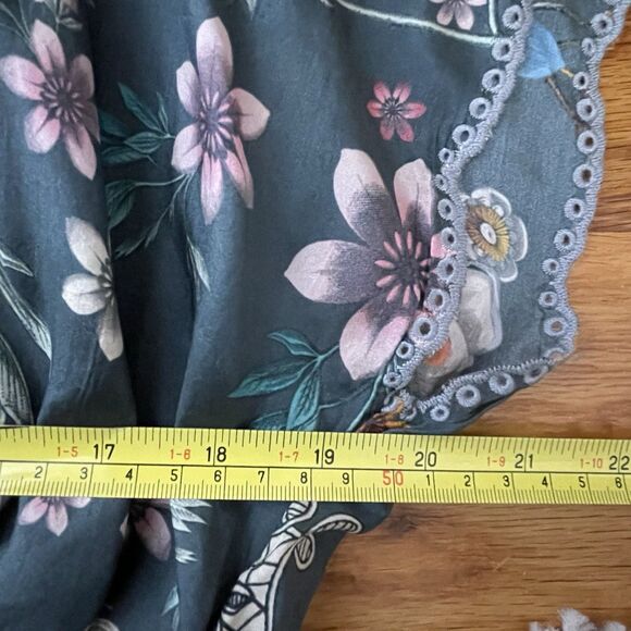 JOHNNY WAS Baize Dress Size XS Multicolor NEW 100% Silk Colorful Bohemian Slip - Picture 7 of 11